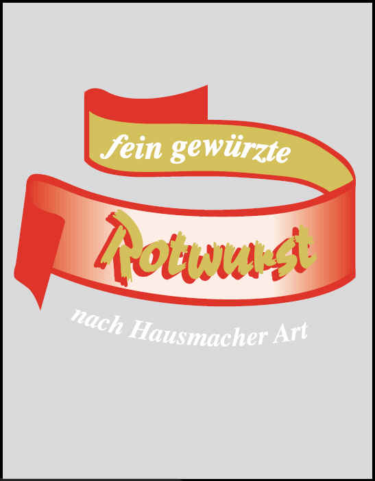 25 Stück Kunstdarm K flex "Rotwurst" 50/25