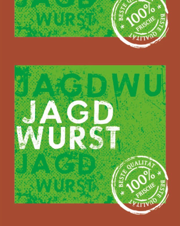 25 Stück "Jagdwurst" Designklasse Kaliber 58/21